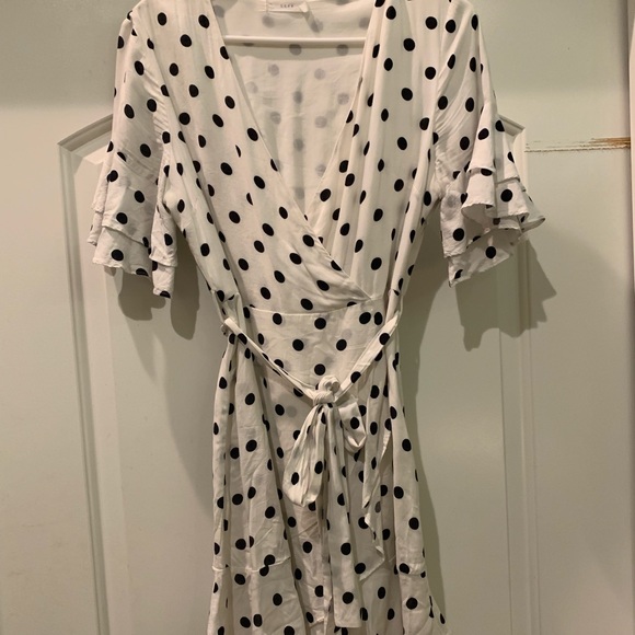 LUSH polka dot wrap dress - Picture 2 of 6